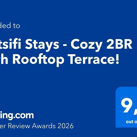 Kotsifi - Cozy 2br With Rooftop Terrace! *