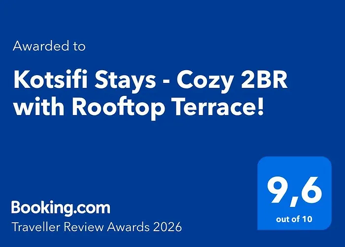 Kotsifi - Cozy 2br With Rooftop Terrace! *